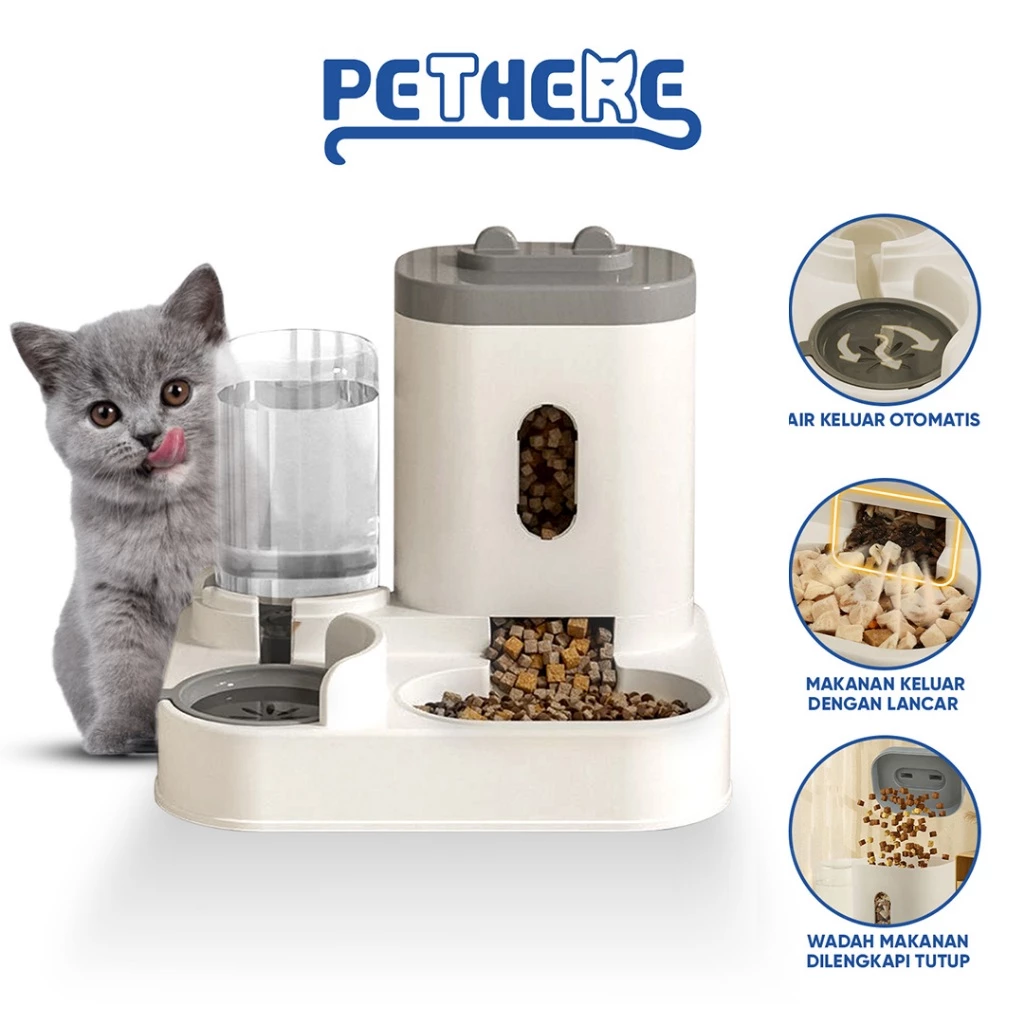 Tempat Makan Otomatis Hewan M07/Tempat Makan Anjing/Wadah Makan Kucing Anti Semut